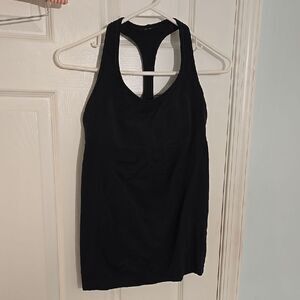 Black Racerback Tank Top